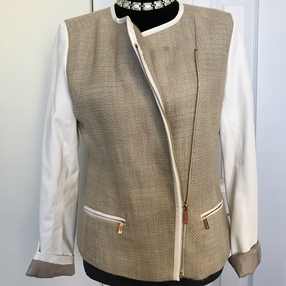 Calvin Klein women's moto jacket - Picture 5 of 10